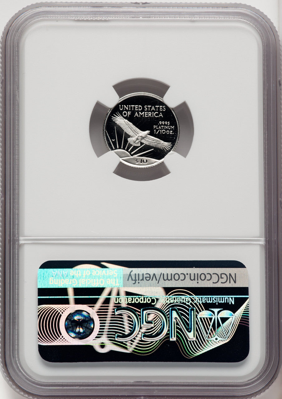 1997-W Platinum American Eagle 4-Coin Set Don Everhart NGC PF70