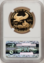 1988-W $50 One-Ounce Gold Eagle Brown Label NGC PF70 (767498002)
