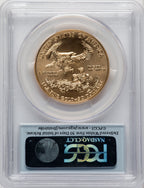 2013-W $50 One-Ounce Gold Eagle First Strike FS Flag PCGS MS70