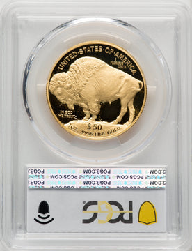 2020-W G$50 Gold Buffalo DCAM Blue Gradient PCGS PR70 (506933007)