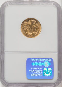 1878 $3 Three Dollar Gold Pieces NGC MS63 (771262002)