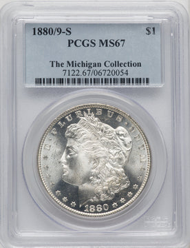 1880/9-S Morgan Dollar PCGS MS67