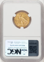 1916-S $5 Indian Half Eagle NGC MS62 (771329002)