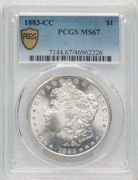 1883-CC Morgan Dollar PCGS MS67