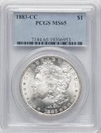 1883-CC Morgan Dollar PCGS MS65 (519806057)