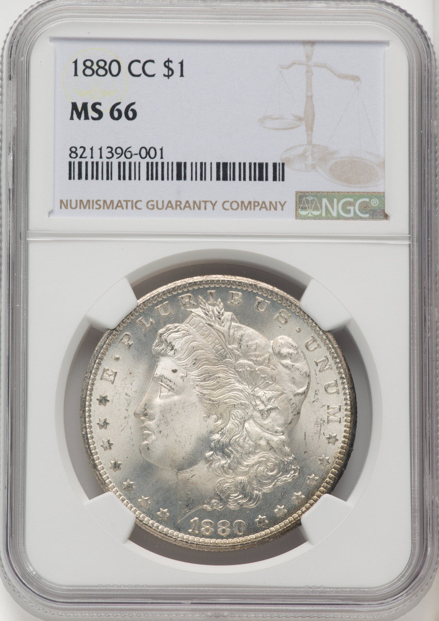 1880-CC Morgan Dollar NGC MS66 (769235009)