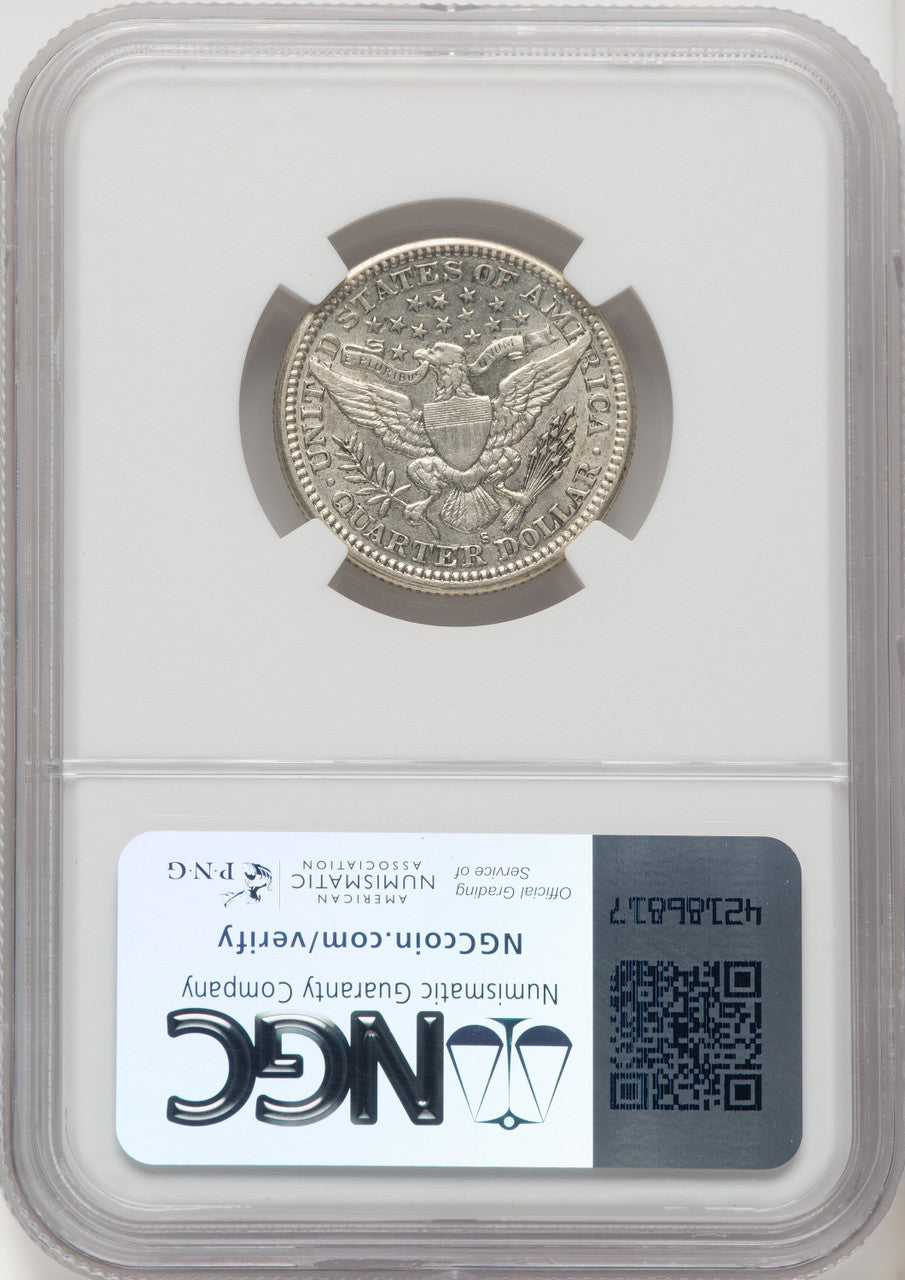 1913-S 25C Barber Quarter NGC XF45