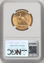 1910-D $10 Indian Eagle NGC MS63 (171439112)