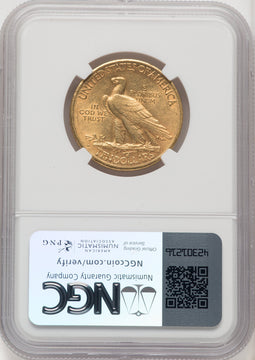 1911-S $10 Indian Eagle NGC AU55 (177131006)