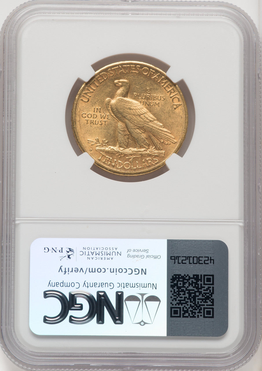1911-S $10 Indian Eagle NGC AU55 (177131006)