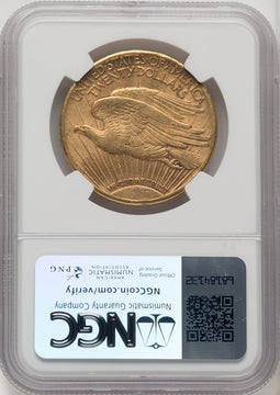 1908-S $20 Saint-Gaudens Double Eagle NGC XF45