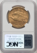 1908-S $20 Saint-Gaudens Double Eagle NGC XF45