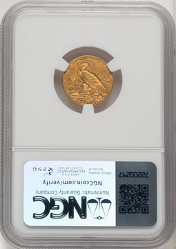 1914 $2.50 Indian Quarter Eagle NGC MS62 (771042001)