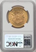 1865 $20 Liberty Double Eagle NGC AU55 (770582036)