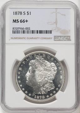 1878-S Morgan Dollar NGC MS66+