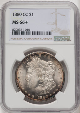1880-CC Morgan Dollar NGC MS66+