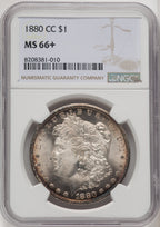 1880-CC Morgan Dollar NGC MS66+