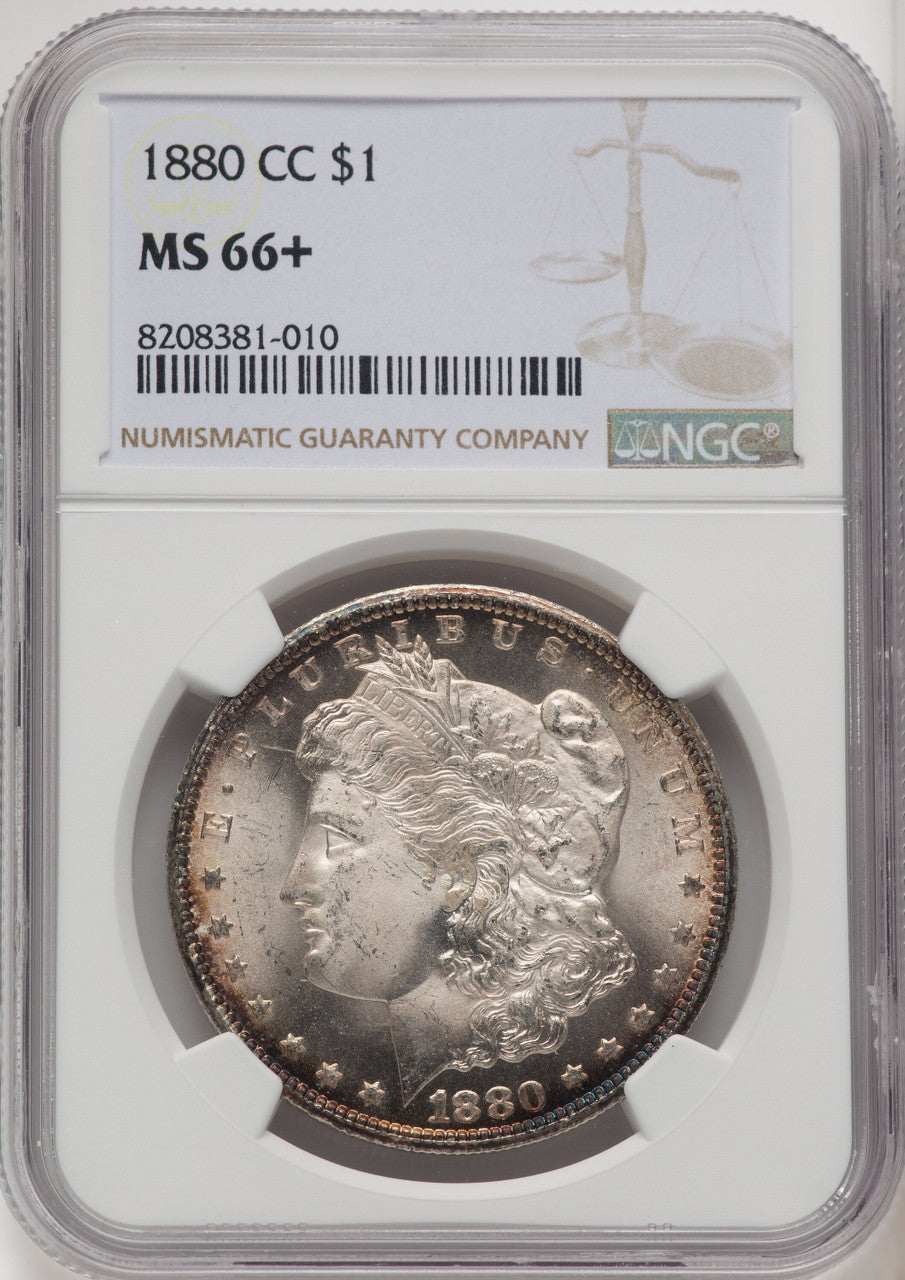 1880-CC Morgan Dollar NGC MS66+