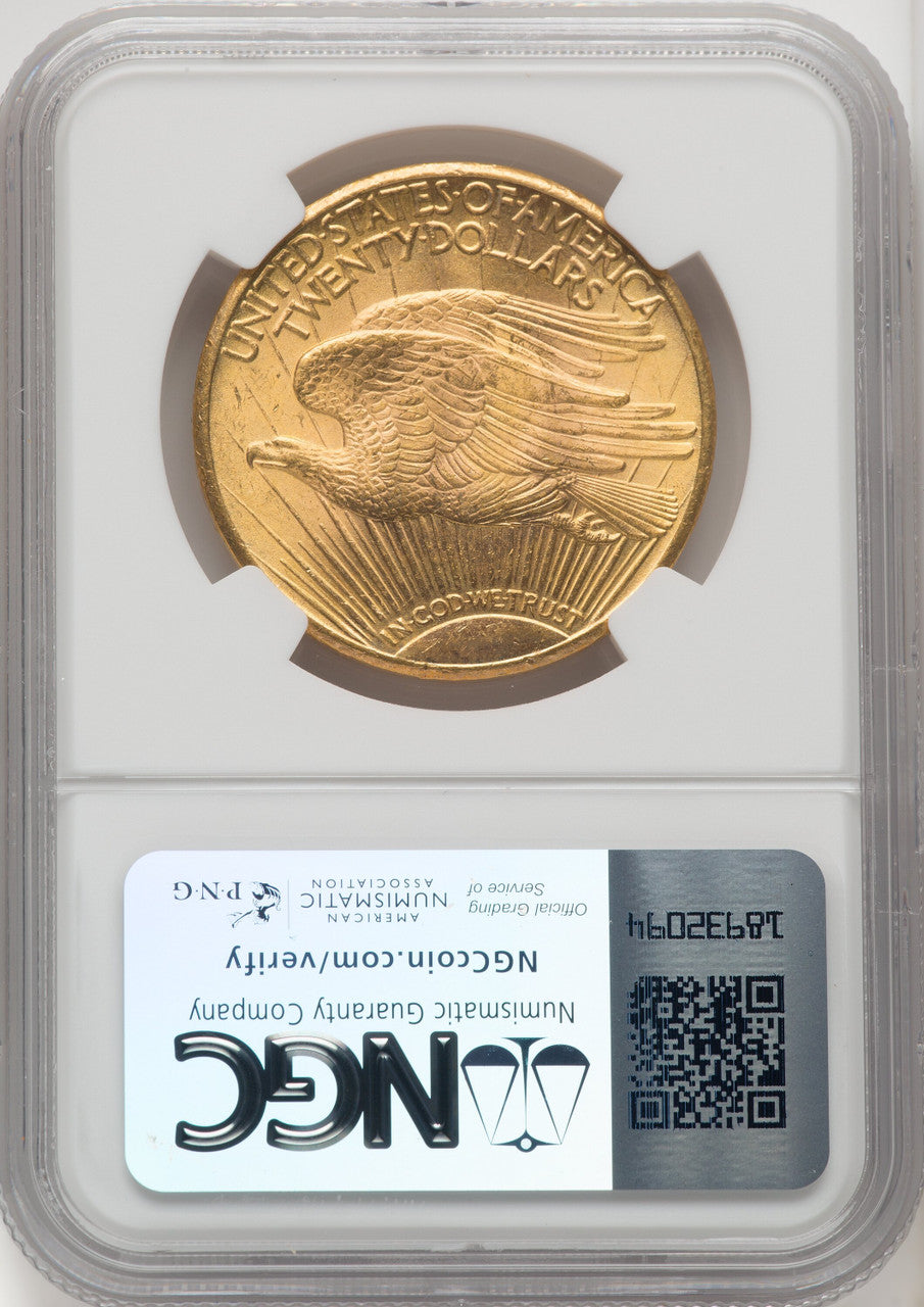 1926 $20 Tripled Die Obverse FS-101 Saint-Gaudens Double Eagle NGC MS66 (770351027)