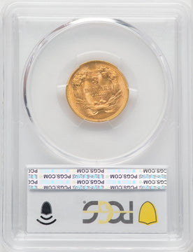 1878 $3 Three Dollar Gold Pieces PCGS MS65+