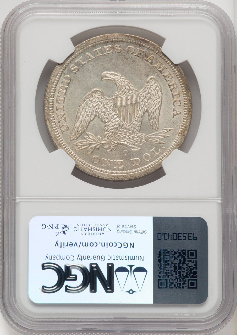 1846-O Seated Dollar NGC MS62
