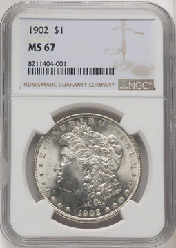 1902 Morgan Dollar NGC MS67 (502597002)