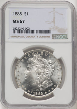 1885 Morgan Dollar NGC MS67 (768877003)