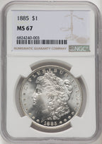 1885 Morgan Dollar NGC MS67 (768877003)