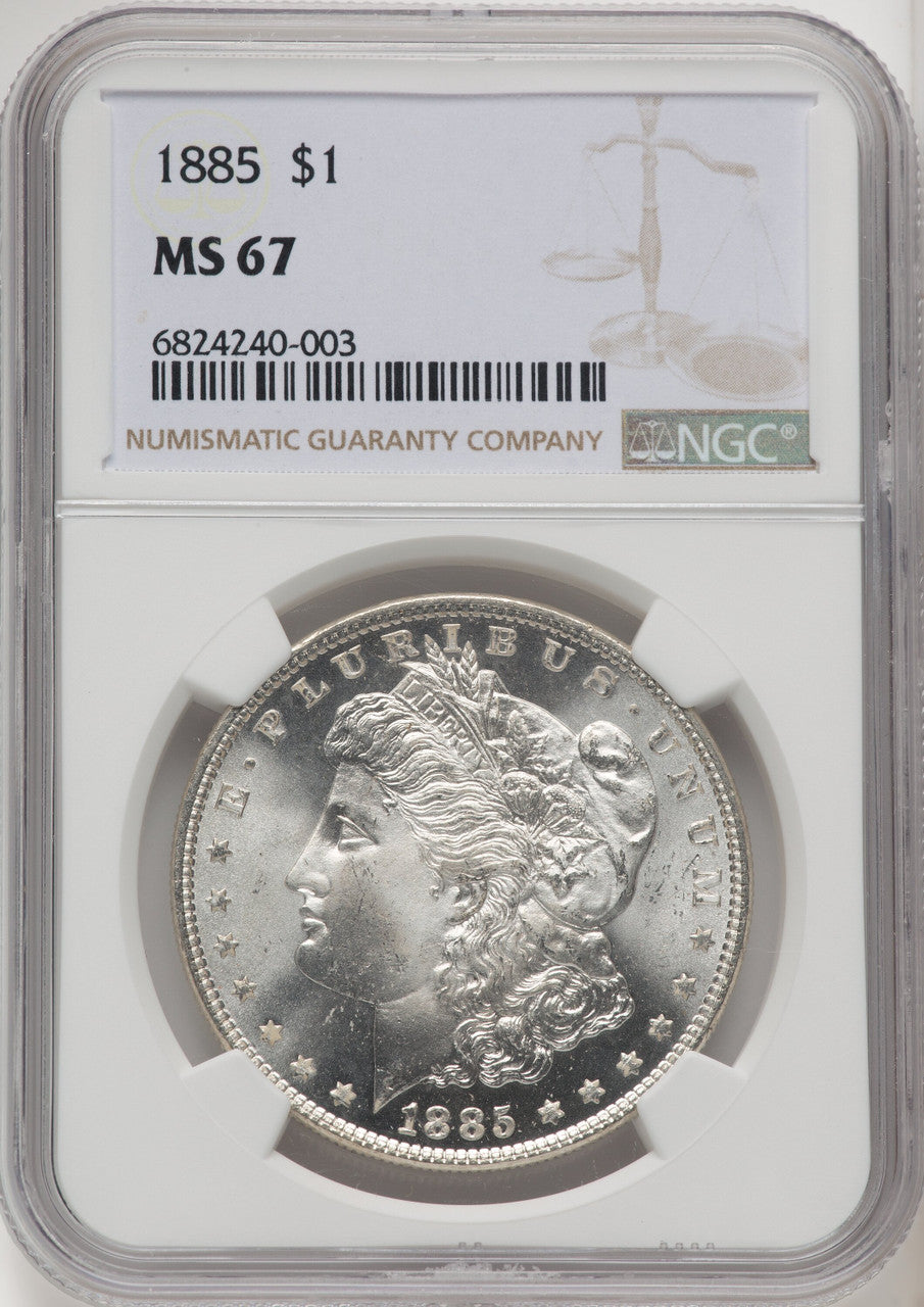 1885 Morgan Dollar NGC MS67 (768877003)