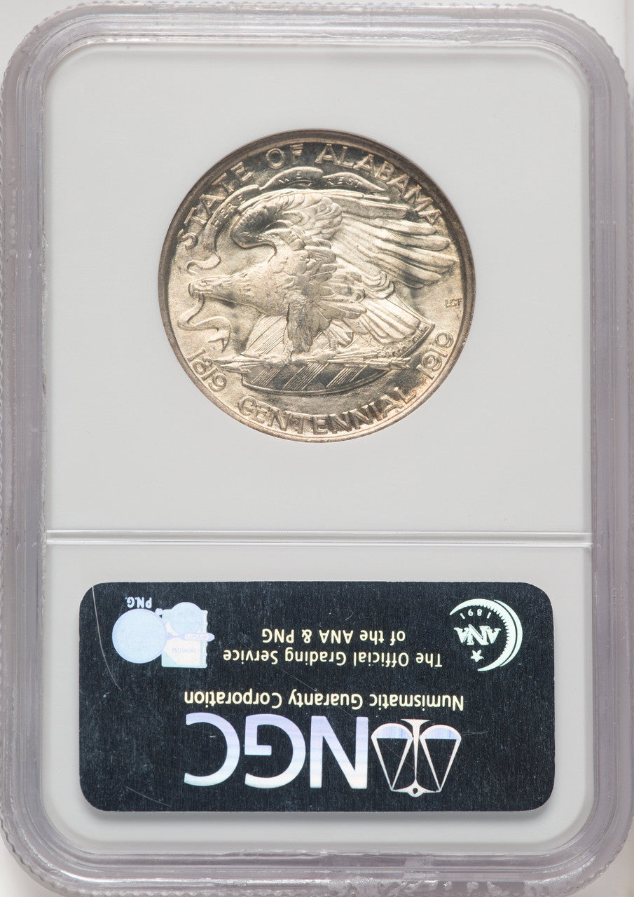 1921 50C Alabama Commemorative Silver NGC MS67