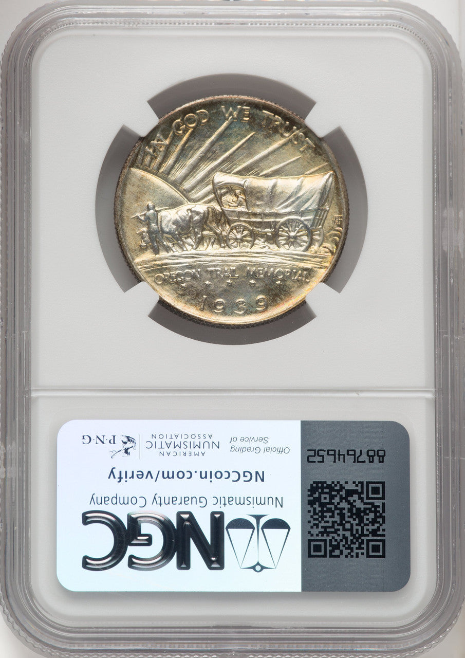 1939-S 50C Oregon Commemorative Silver NGC MS68 (766685009)