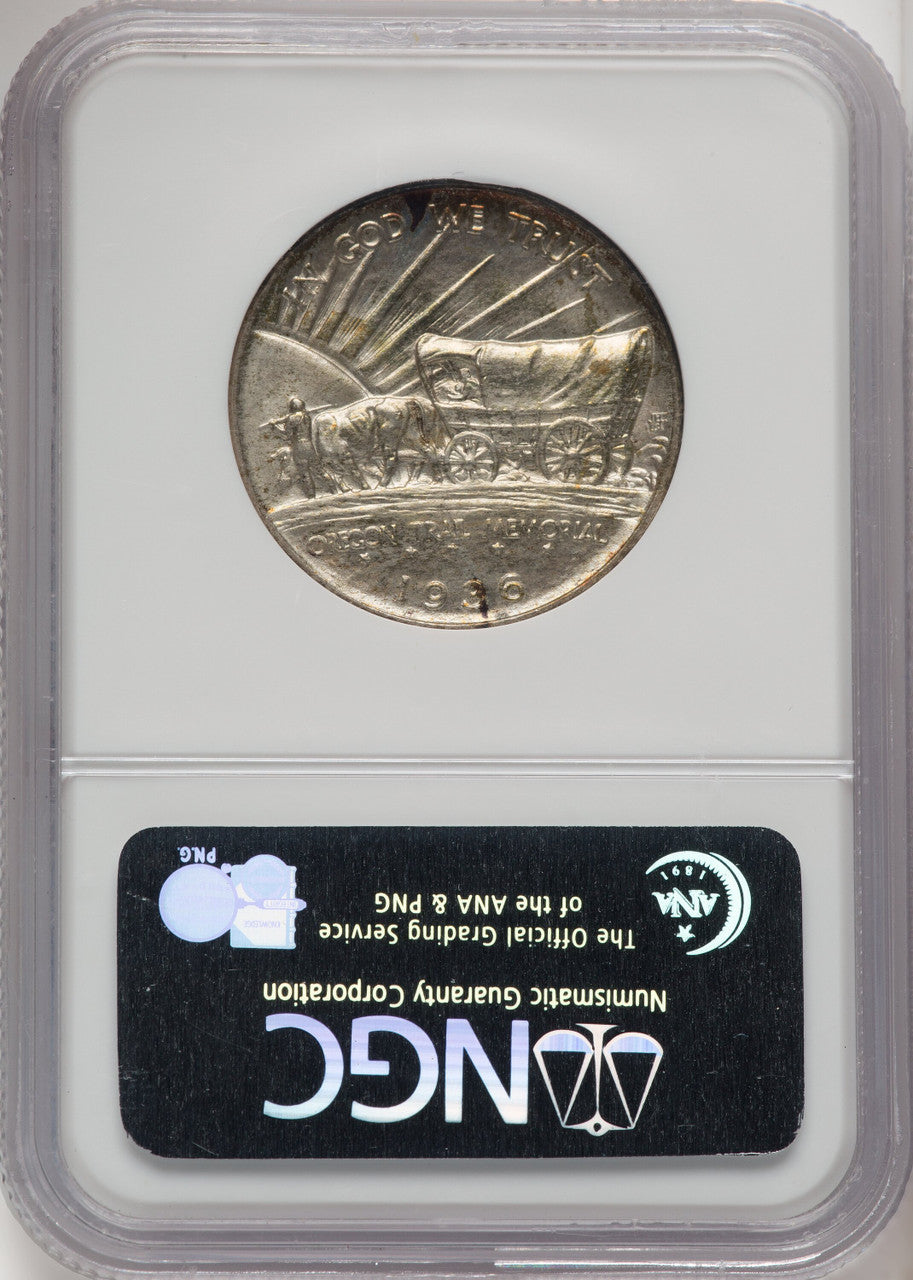 1936-S 50C Oregon Commemorative Silver NGC MS68