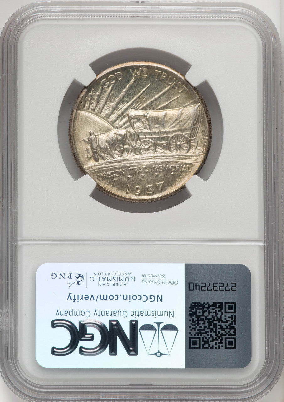 1937-D 50C Oregon Commemorative Silver NGC MS68 (770351031)