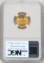 1907 $2.50 Liberty Quarter Eagle NGC MS66 (771335003)