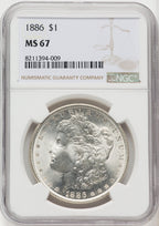 1886 Morgan Dollar NGC MS67 (769908038)