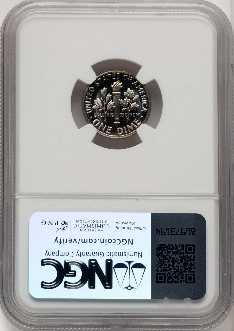 1970 10C NO S CA Proof Roosevelt Dime NGC PR69