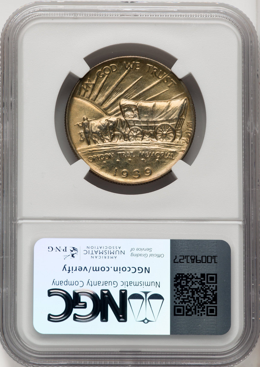 1939-D 50C Oregon Commemorative Silver NGC MS68 (771093018)