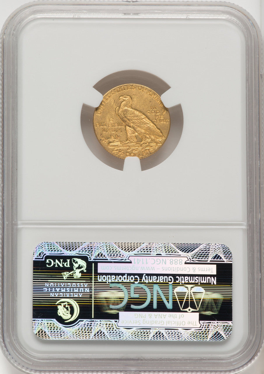 1911 $2.50 Indian Quarter Eagle NGC MS62 (771656077)