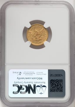 1853 $2.50 Liberty Quarter Eagle NGC AU55 (771656071)