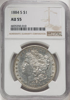 1884-S Morgan Dollar NGC AU55 (771656025)