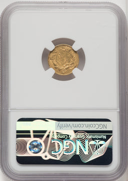 1855 G$1 Type Two Gold Dollar NGC AU58 (771656067)
