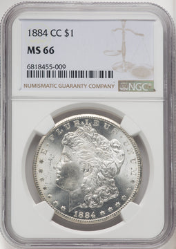 1884-CC Morgan Dollar NGC MS66 (771656022)