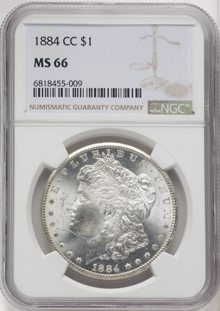 1884-CC Morgan Dollar NGC MS66 (771656022)