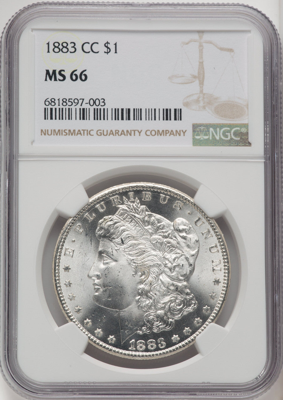 1883-CC Morgan Dollar NGC MS66 (771656019)