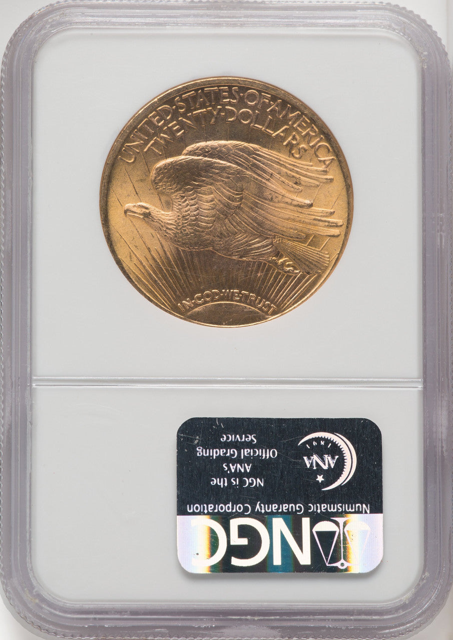 1922 $20 Saint-Gaudens Double Eagle NGC MS66 (771813007)
