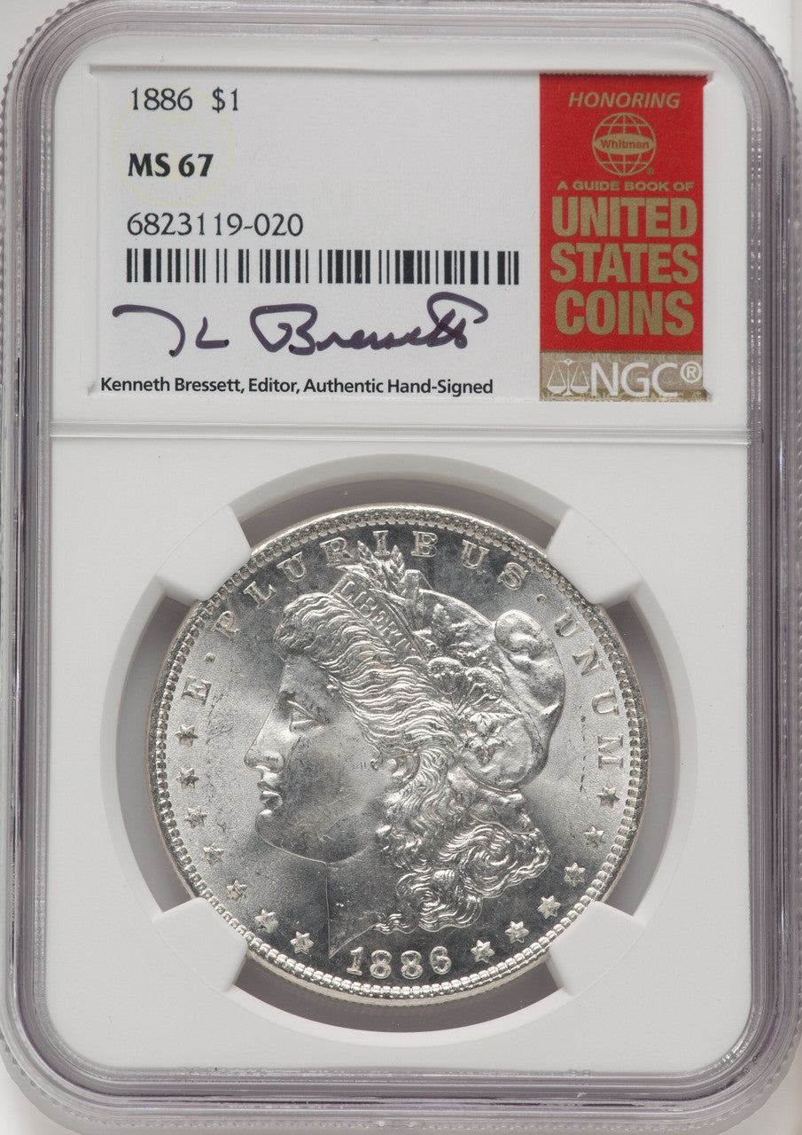 1886 Morgan Dollar NGC MS67 (771656030)