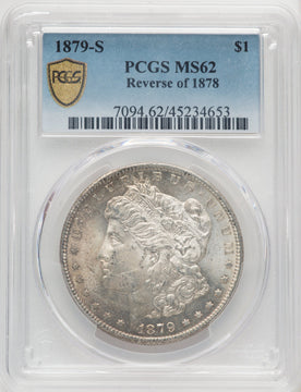 1879-S Reverse of 1878 Morgan Dollar PCGS MS62