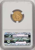 1911 $2.50 Indian Quarter Eagle NGC MS63 (771207032)
