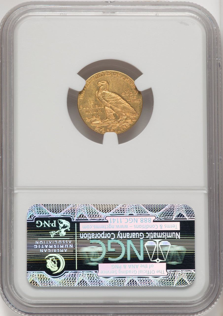 1911 $2.50 Indian Quarter Eagle NGC MS63 (771207032)