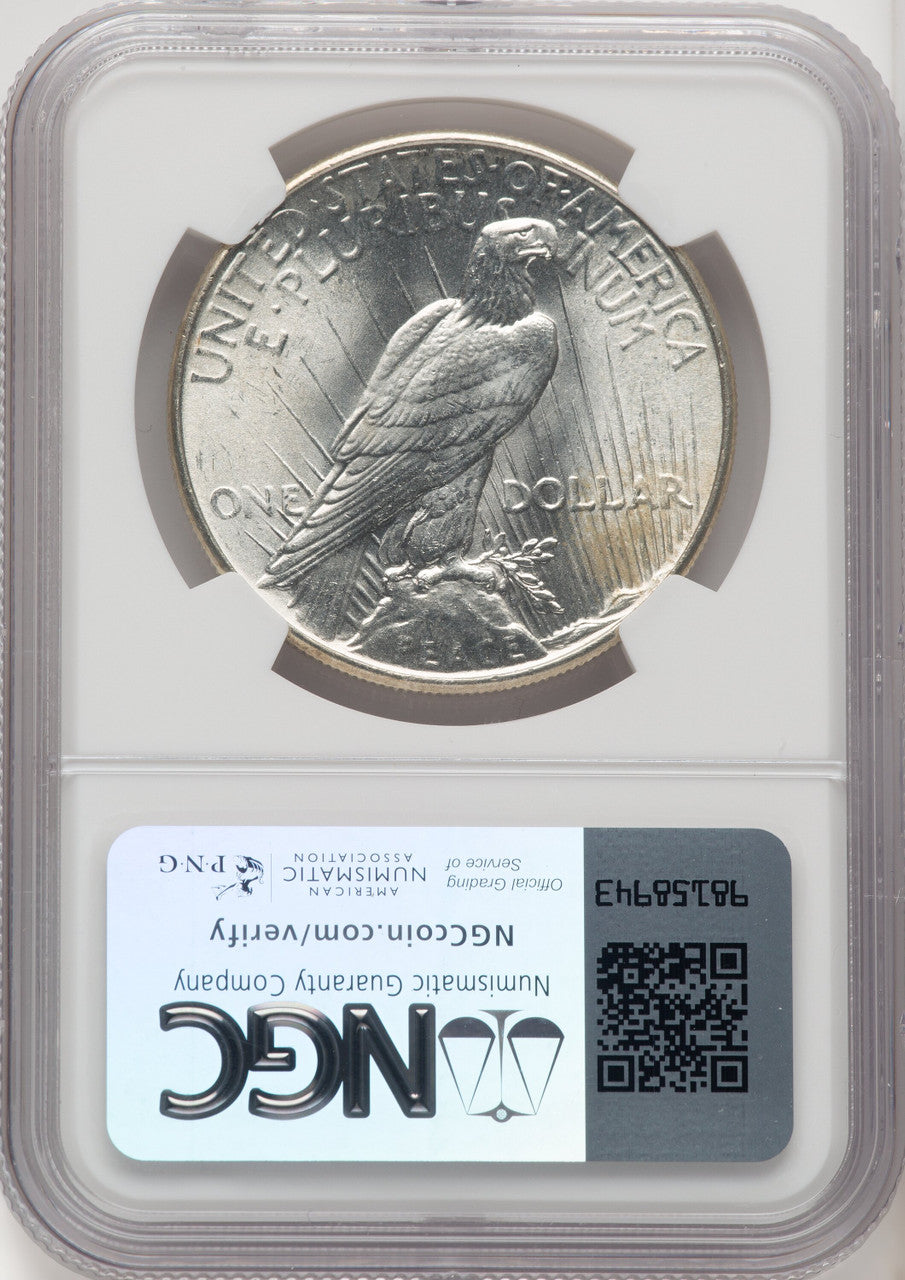 1934 Peace Dollar NGC MS65 (771124078)